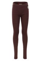 LOOXS Little Meisjes legging rib - Donker chocolade bruin