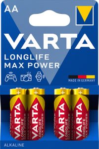 Batterij AA 4X Varta Alkaline Max Power