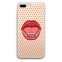 Yolo Denise: iPhone 7 Plus Transparant Hoesje