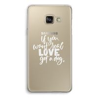 Partner in crime: Samsung A3 (2017) Transparant Hoesje