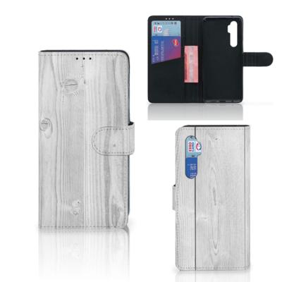 Xiaomi Mi Note 10 Lite | Book Style Case | White Wood