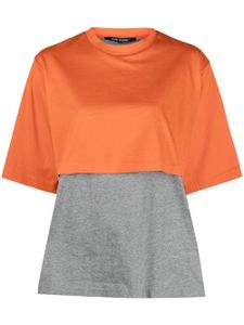 Sofie D'hoore t-shirt bicolore à manches courtes - Orange