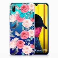 Huawei P Smart 2019 | TPU Case | Butterfly Roses