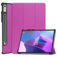 Lunso - Lenovo Tab P11 Pro Gen 2 (2e generatie) - Tri-Fold Bookcase hoes - Paars