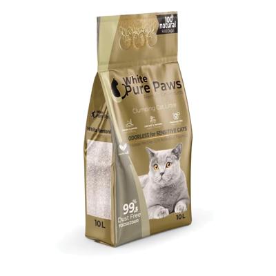 White pure paws bentoniet kattenbakvulling - Sensitive - 10L