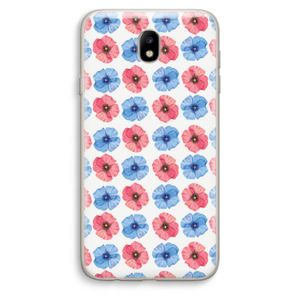 Klaproosjes: Samsung Galaxy J7 (2017) Transparant Hoesje