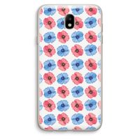 Klaproosjes: Samsung Galaxy J7 (2017) Transparant Hoesje
