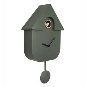 Karlsson Wall Clock Modern Cuckoo Abs Jungle Green