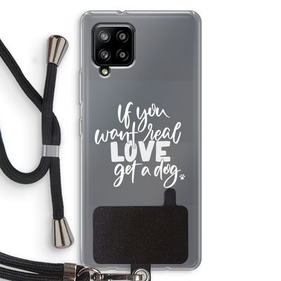 Partner in crime: Samsung Galaxy A42 5G Transparant Hoesje met koord
