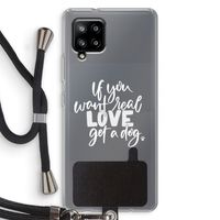 Partner in crime: Samsung Galaxy A42 5G Transparant Hoesje met koord