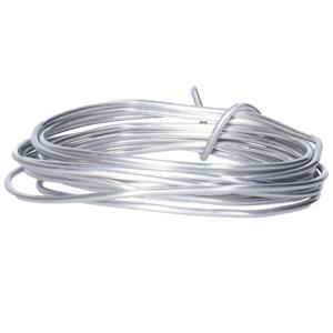 Aluminium draad - hobby en knutsel draad - 2 mm x 200 cm - Bloemendraad/binddraad - zilver