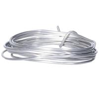 Aluminium draad - hobby en knutsel draad - 2 mm x 200 cm - Bloemendraad/binddraad - zilver