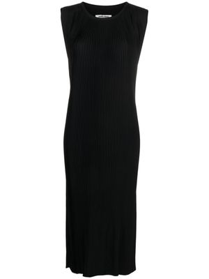 Henrik Vibskov robe Pull à coupe mi-longue - Noir