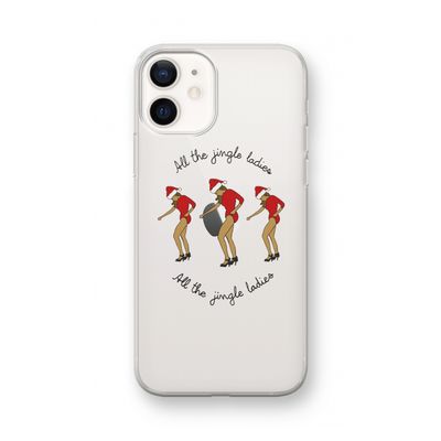 Jingle Ladies: iPhone 12 mini Transparant Hoesje