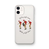 Jingle Ladies: iPhone 12 mini Transparant Hoesje