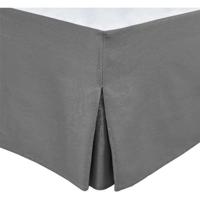 Boxspringhoes - HOME LINGE PASSION - 160 x 200 cm + 30 cm - Antraciet