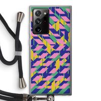Skew Blush 1: Samsung Galaxy Note 20 Ultra / Note 20 Ultra 5G Transparant Hoesje met koord