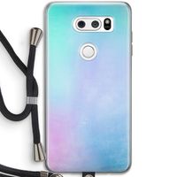 mist pastel: LG V30 Transparant Hoesje met koord