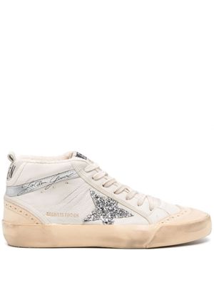 Golden Goose baskets Mid Star en cuir - Tons neutres