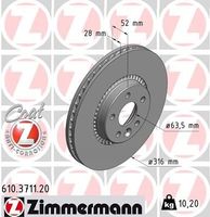Remschijf Coat Z 610371120