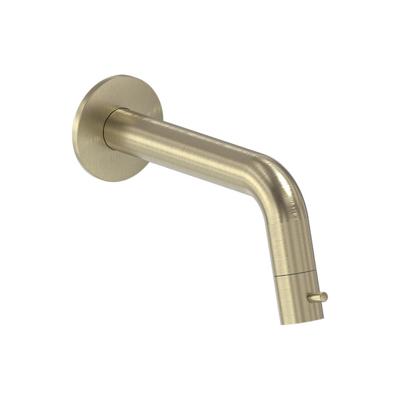 Inbouw Fonteinkraan MAY Stilo Inkortbaar, 1/2" Aansluiting Geborsteld Mat Goud PVD