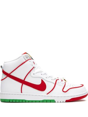 Nike baskets montantes SB Dunk Paul 'Rodriguez' - Blanc