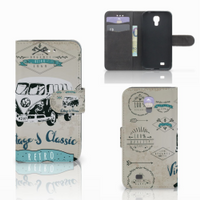 Samsung Galaxy S4 Telefoonhoesje met foto Retro VW Bus - thumbnail