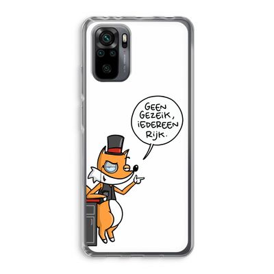 Geen Gezeik: Xiaomi Redmi Note 10 Pro Transparant Hoesje
