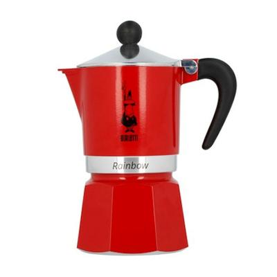 Percolator Bialetti Rainbow rouge 6 Kopjes Aluminium