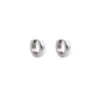 Go Dutch Label Brede Creolen 1cm Zilver