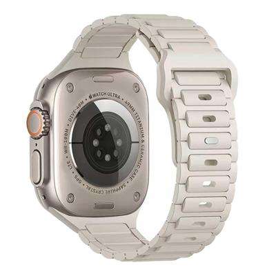 Apple Watch Bandje Raveo - Siliconen - Sterrenlicht - 44, 45, 46 & 49mm Apple Watch Bandje Raveo - Siliconen - Sterrenlicht - 44, 45, 46 & 49mm