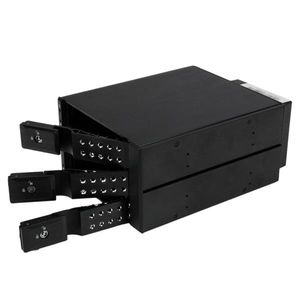 StarTech.com 3-bay aluminium trayless hot-swappable mobile rack backplane voor 3,5 inch SAS II/SATA III 6 Gbps HDD