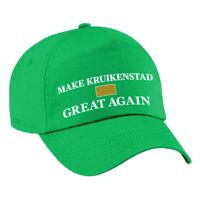 Carnaval verkleed pet - groen - Make Kruikenstad Great Again - Tilburg - volwassenen