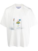 Bonsai t-shirt en coton à logo imprimé - Blanc