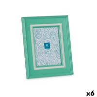Fotolijsten Gift Decor Groen Kristal Plastic (6 Stuks)