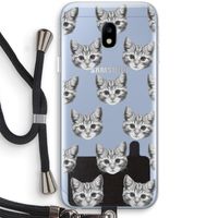 Kitten: Samsung Galaxy J3 (2017) Transparant Hoesje met koord