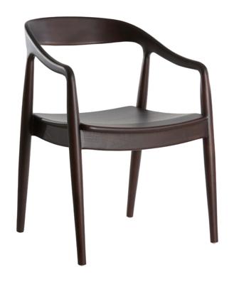 Light & Living Eetkamerstoel 'Palos' Teakhout, kleur Zwart