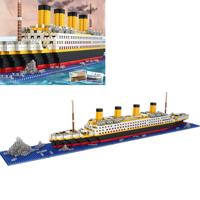 Titanic DIY geassembleerde bouwstenen boot kinderen educatief speelgoed