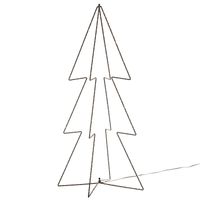 Kerstverlichting 3D kerstbomen met 90 lampjes 91 cm - kerstverlichting figuur - thumbnail