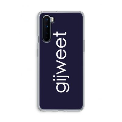 Gijweet: OnePlus Nord Transparant Hoesje
