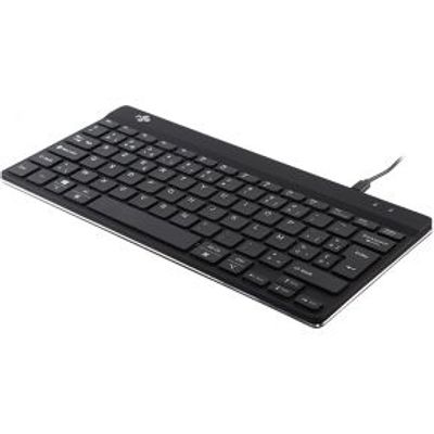 R-Go Tools R-Go Compact Break Toetsenbord, Zwart, bedraad Azerty Belgisch