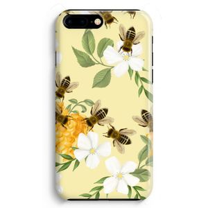 No flowers without bees: Volledig Geprint iPhone 7 Plus Hoesje