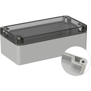 TRU COMPONENTS TC-9065476 Outdoorbehuizing Polycarbonaat Grijs-wit (RAL 7035) 1 stuk(s)