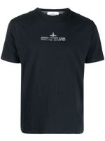 Stone Island t-shirt en coton à logo imprimé - Bleu - thumbnail