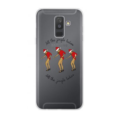 Jingle Ladies: Samsung Galaxy A6 Plus (2018) Transparant Hoesje