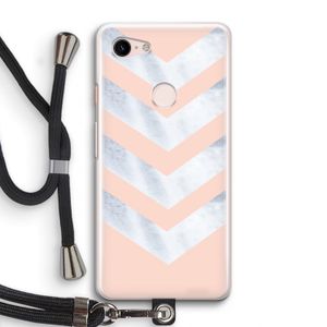 Marmeren pijlen: Pixel 3 Transparant Hoesje met koord