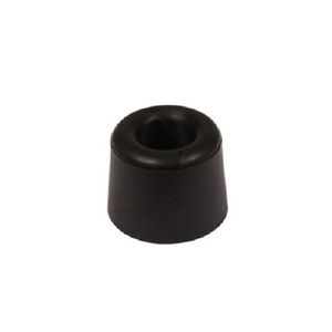 Deurbuffer / deurstopper zwart rubber 35 x 30 mm   -