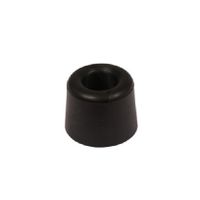 Deurbuffer / deurstopper zwart rubber 35 x 30 mm   -