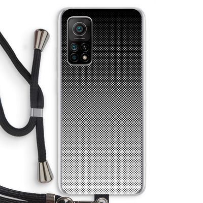 Musketon Halftone: Xiaomi Mi 10T 5G Transparant Hoesje met koord
