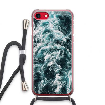 Zee golf: iPhone SE 2020 Transparant Hoesje met koord